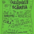 Locandina per il 43° Corteo di Carnevale di Scampia.