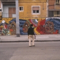 Mural al Quadrivio Arzano (Napoli), 1982. Vista parziale.
