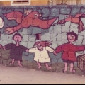 Mural al Quadrivio Arzano (Napoli), 1982. Vista parziale. Ph Archivio GRIDAS.
