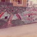 Mural al Quadrivio Arzano (Napoli), 1982. Vista parziale. Ph Archivio GRIDAS.
