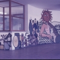 Liceo “Brunelleschi” di Afragola (Napoli), 1987 (particolare).