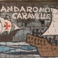 Mural al Quadrivio Arzano (Napoli), 1992. Vista parziale. Ph Archivio GRIDAS.