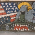 Mural al Quadrivio Arzano (Napoli), 1992. Vista parziale. Ph Archivio GRIDAS.