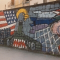 Mural al Quadrivio Arzano (Napoli), 1992. Vista parziale. Ph Archivio GRIDAS.