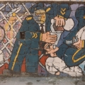 Mural al Quadrivio Arzano (Napoli), 1992. Vista parziale. Ph Archivio GRIDAS.