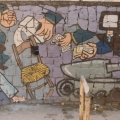 Mural al Quadrivio Arzano (Napoli), 1992. Vista parziale. Ph Archivio GRIDAS.