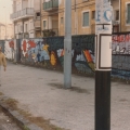 Mural al Quadrivio Arzano (Napoli), 1992. Vista parziale. Ph Archivio GRIDAS.