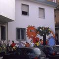 Mural a Casal di Principe (Caserta), 1996. Vista parziale.